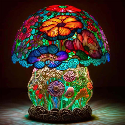 Stained Glass Plant Series Table Lamp 2
