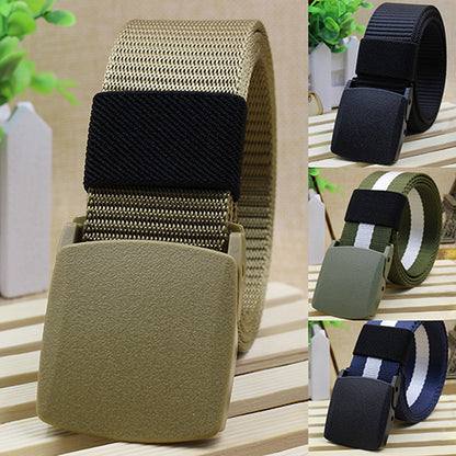 Casual Military Grade Polymer Buckle Nylon Belt 2
