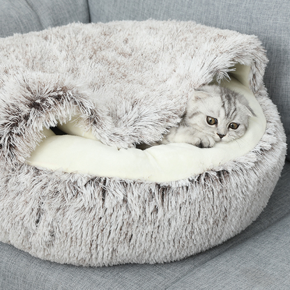 Plush Pet Cat Bed 2