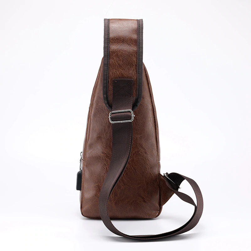 Cross-Chest Bag with USB Charging Socket 1