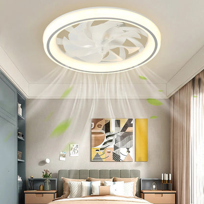 Smart Bladeless LED Fan Light 2