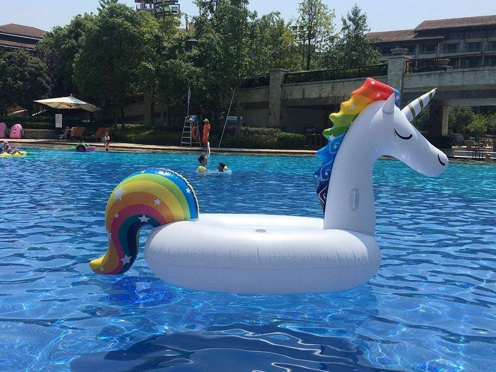 Giant Inflatable Unicorn Pool Float 2