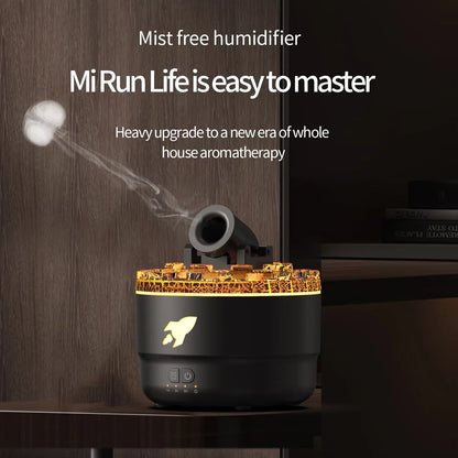 Volcanic crack light cannon aromatherapy humidifier 2