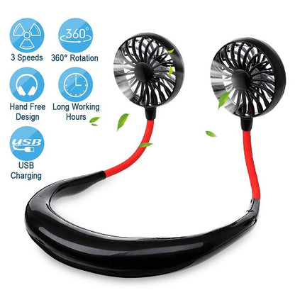 Portable Hanging Neck Sports Fan 2