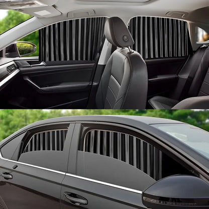 Magnetic Car Sunshade Window Curtain 2