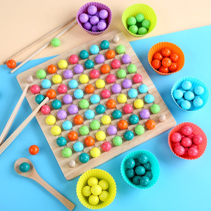 Wooden Go Games Set Dots Shuttle Beads Board Games 2