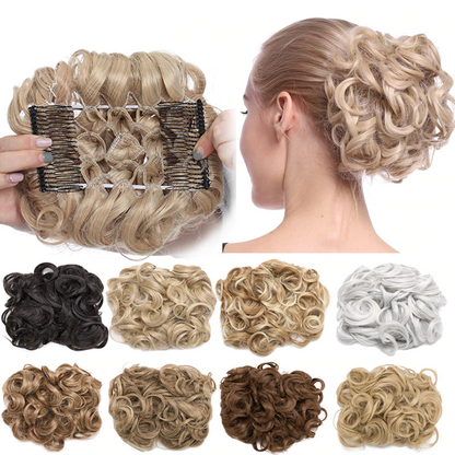 Curly Bun Comb Clip 2