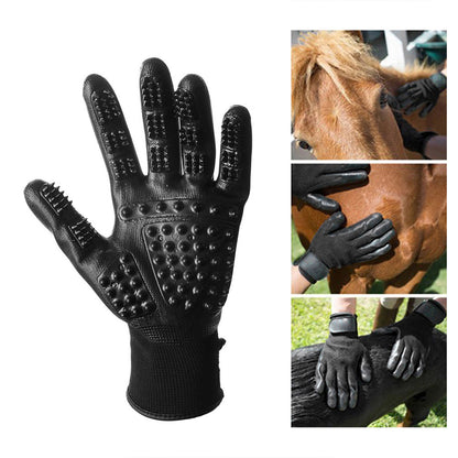 Pet Shedding Grooming Gloves 2