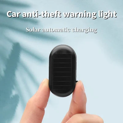 Car Anti-theft Simulation Warning Flashing Solar Light 2