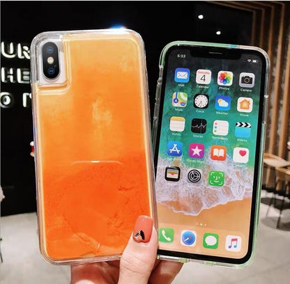 Dynamic Noctilucent Quicksand iPhone Case 2