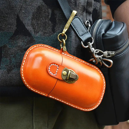 Handmade Leather Glasses Case 2