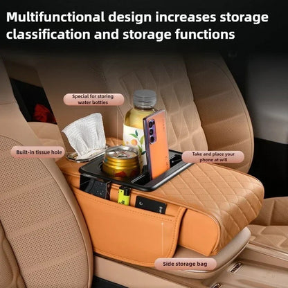 Integrated Pressurized Multifunctional Car Armrest Heightening Pad 2