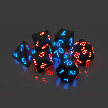Awesome board game Glowing dice 7 PCS 2