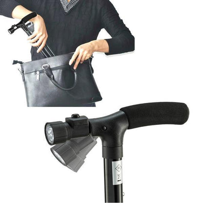 Multi-Function LED Folding Walking Stick 2