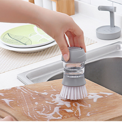 Soap Dispensing Palm Brush 2