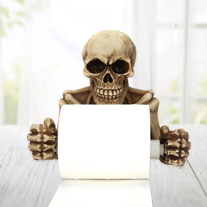 Skull Toilet Paper Holder 2