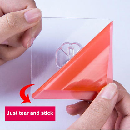 (8 Pack) Transparent Super Suction Wall Hooks 2