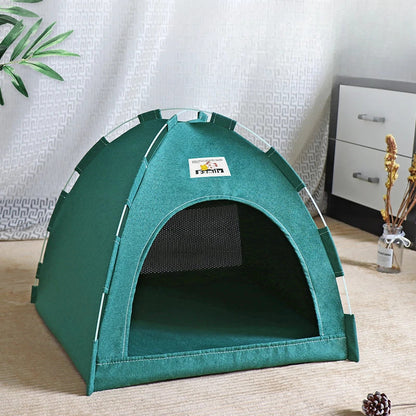 All-Season Indoor/Outdoor Cat Tent – Waterproof Pet House with Removable Cushion, Cozy Shelter for Cats & Small Dogs 2