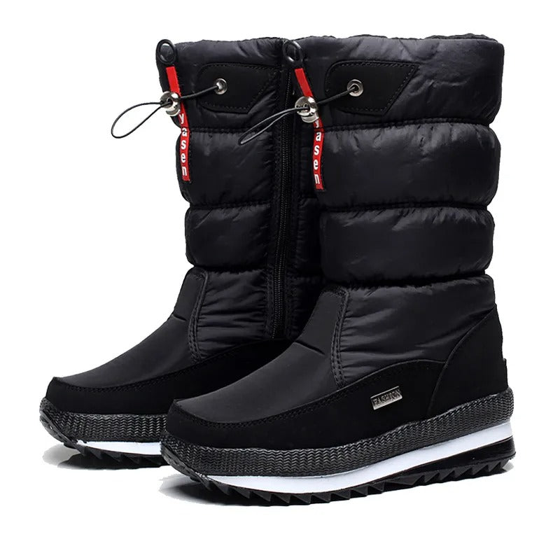 WATERPROOF FAUX FUR NON-SLIP WOMEN'S SNOW BOOTS 2