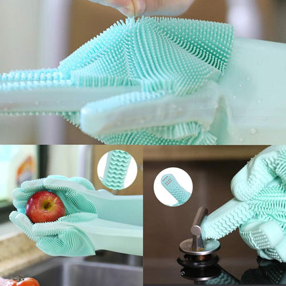 Silicone Cleaning Gloves 2