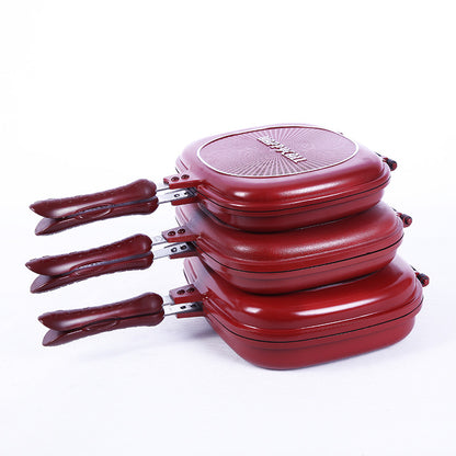 Double side grill fry pan 2