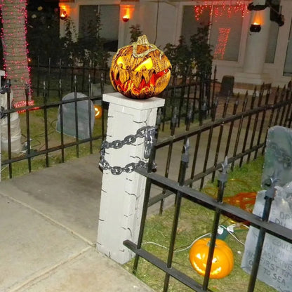 ? Halloween Scary Pumpkin With Lights 2
