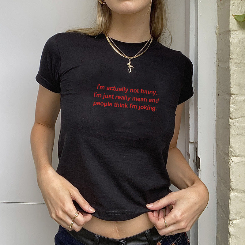 I'm Actually Not Funny T-Shirt 2