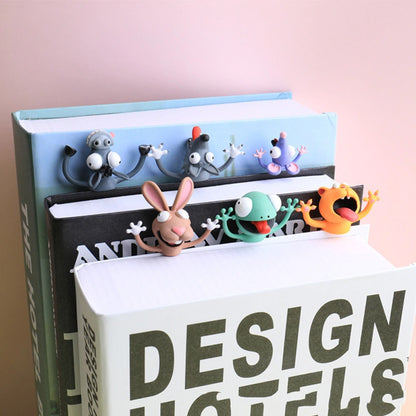 3D CARTOON BOOKMARKS  - 5Pcs Set 2