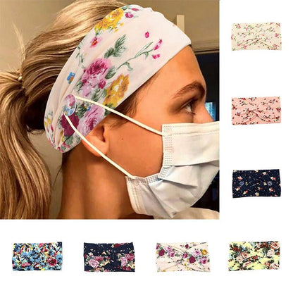 Fashion comfortable Button Headbands 2pcs 2