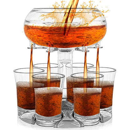 6 Shot Glass Dispenser and Holder 2