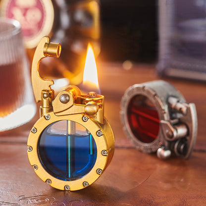Retro Transparent Tank Metal Lighter 2