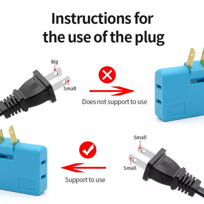 3 in 1 Rotatable Socket Converter- 4PCS+2 For Free 2