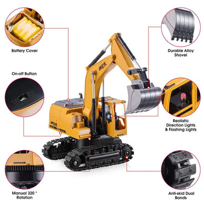 RC  Simulation excavator toys 2