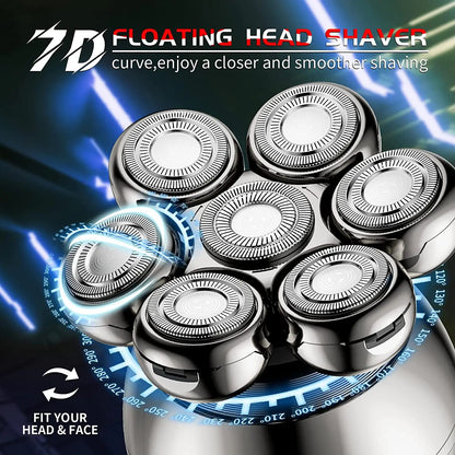7D Floating Electric Head Shaver 2