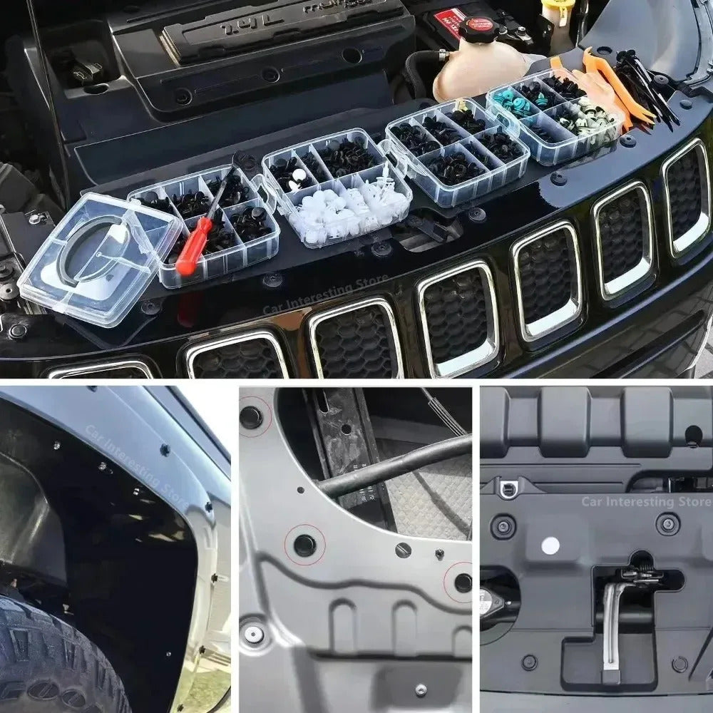 Car Retainer Clips & Fastener Remover Box Set 2