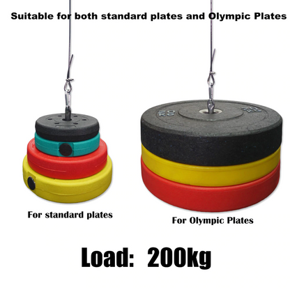 Home Workout Fitness Pulley Cable System 2