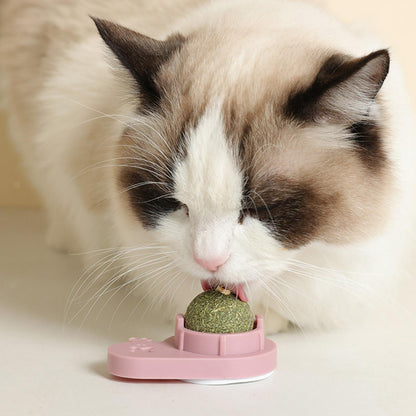 Natural Catnip Rotating Interactive Cat Toy 2