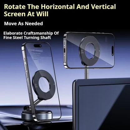 360° Adjustable Vacuum Magnetic Car Phone Holder 2
