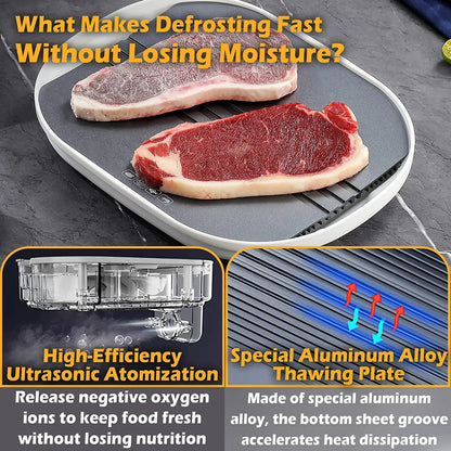 2 in 1 Defrosting Box with HDF Aluminum Thawing Plate 2