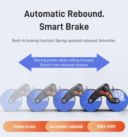New Tech Anti-Slip Automatic Rebound Abdominal Roller 2