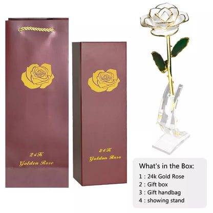 24k Gold Dipped Rose 2
