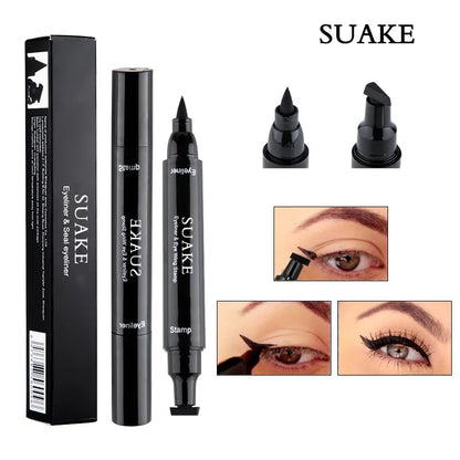 2 In 1 Liquid Waterproof Eyeliner Stamp Pen 2