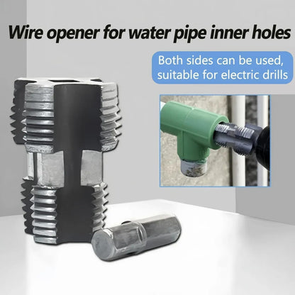 PVC Pipe Threader Electric Drill Adapter Kit 3