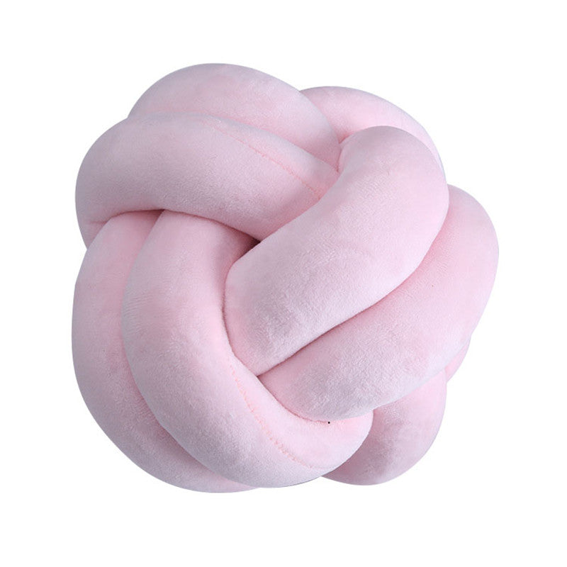 Handmade Knot Ball Pillow 3