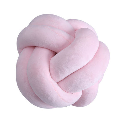 Handmade Knot Ball Pillow 3