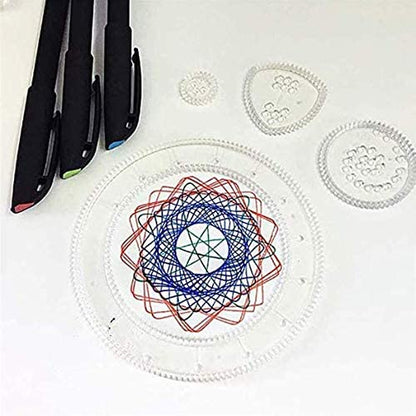 Spirograph Drawing Ruler Set 3