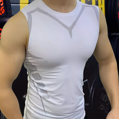 Men's Compression Sleeveless Training Shirt 3