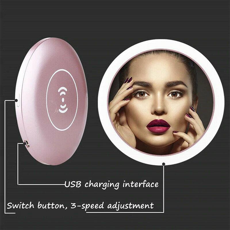 WIRELESS CHARGING LED MAKEUP MIRROR 3