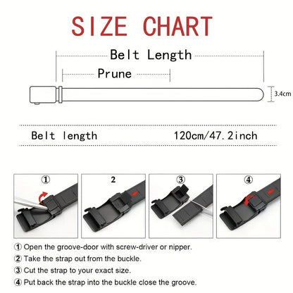 Tactical Automatic Canvas Buckle Belt 3