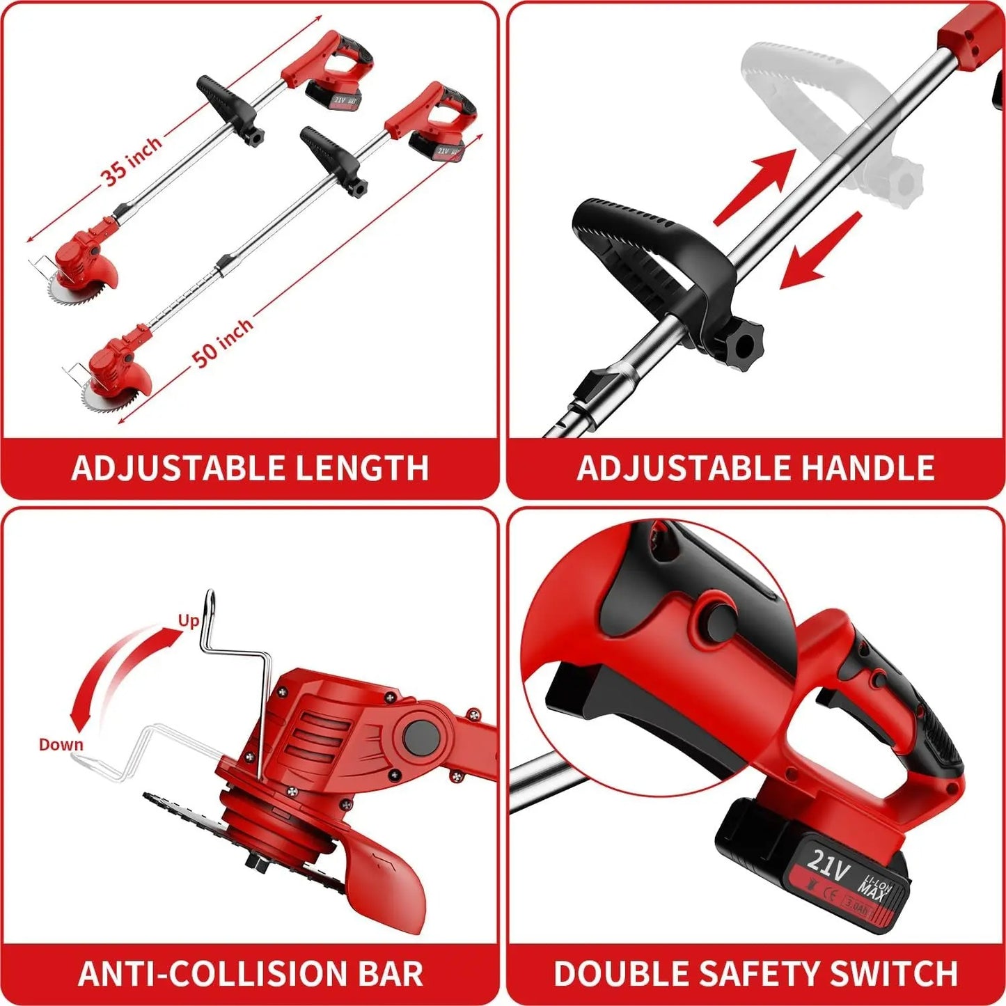 3-in-1 Cordless Grass Trimmer 3